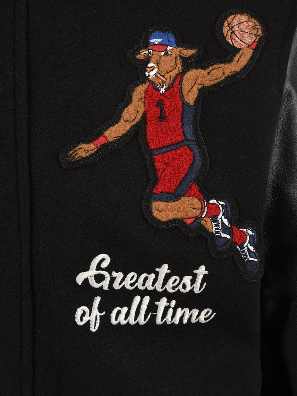 Bomber University Goat TOP GUN Uomo - Nero