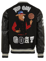 Bomber University Goat TOP GUN Uomo - Nero