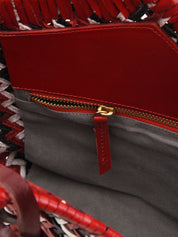 Borsa a spalla Neruda Zig Zag VIPERA Donna - Rosso