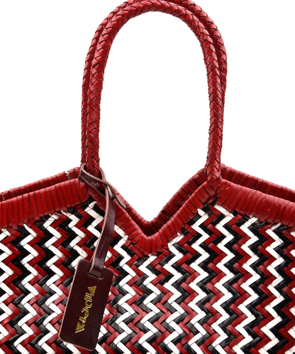 Borsa a spalla Neruda Zig Zag VIPERA Donna - Rosso