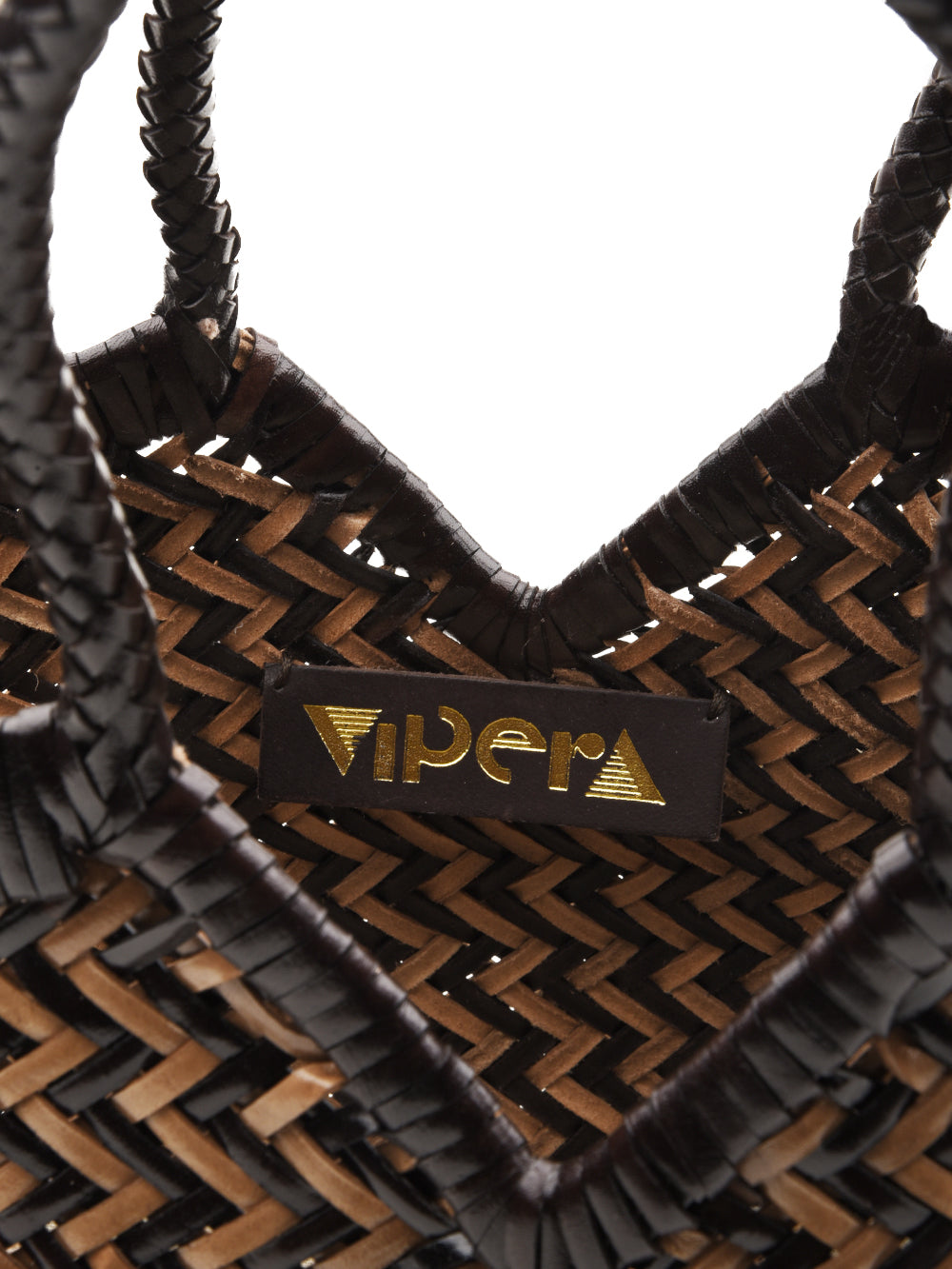 Borsa a spalla Neruda Zig Zag VIPERA Donna - Marrone