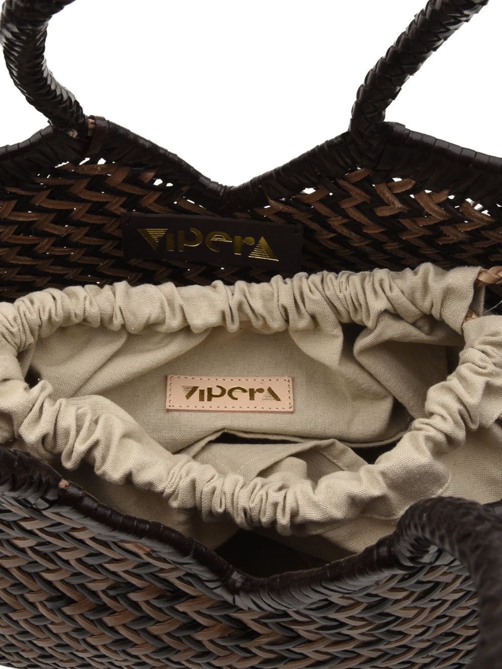 Borsa a spalla Neruda Zig Zag VIPERA Donna - Marrone