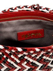 Borsa a spalla Goya Zig Zag Mix VIPERA Donna - Rosso