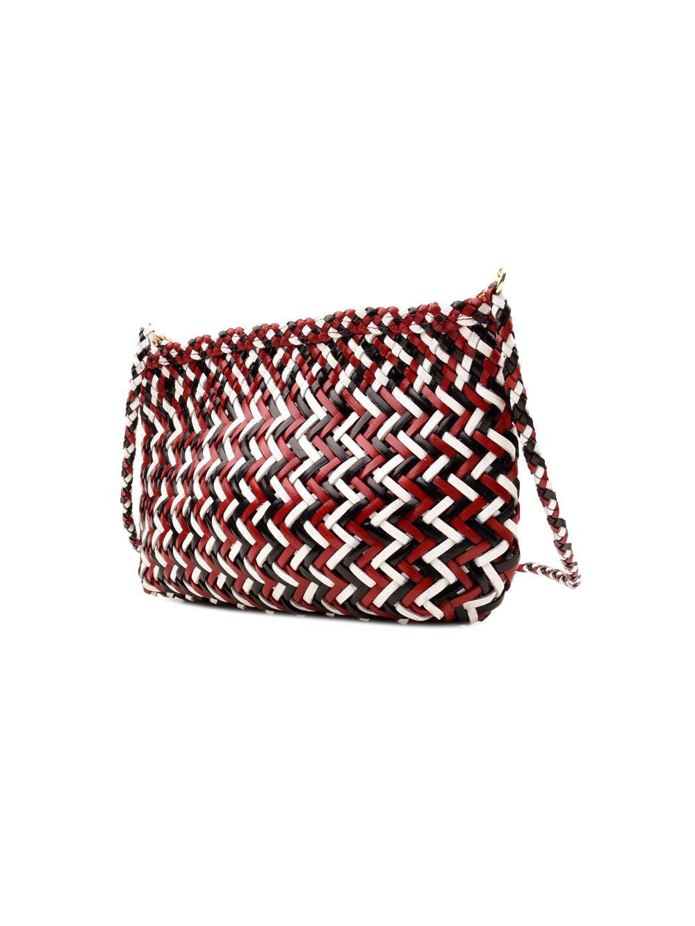 Borsa a spalla Goya Zig Zag Mix VIPERA Donna - Rosso