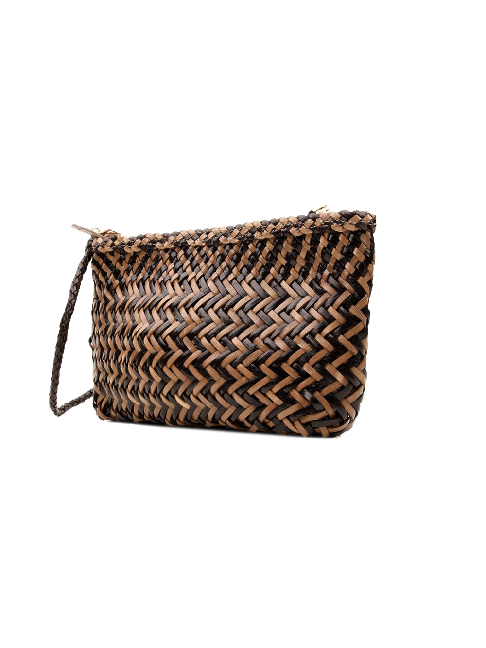 Borsa a spalla Goya Zig Zag Mix VIPERA Donna - Marrone