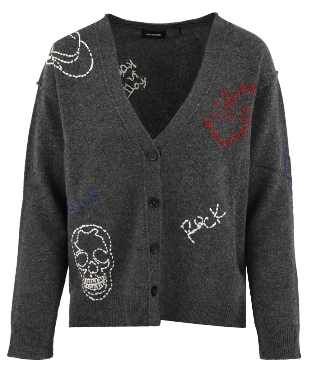 Cardigan Mirkaz Ws West Graph ZADIG&VOLTAIRE Donna - Grigio