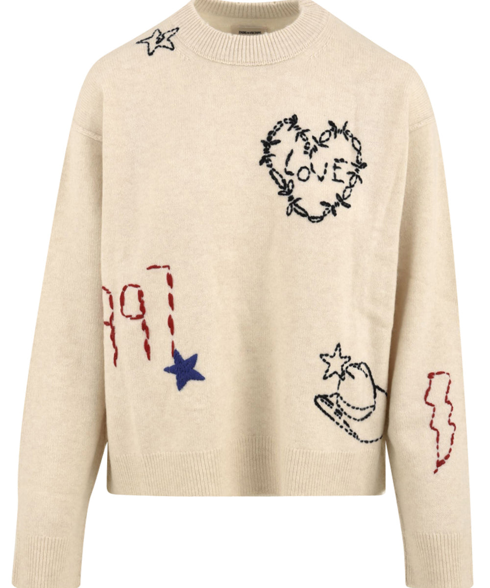 Maglione Markuz 100% Cashmere ZADIG&VOLTAIRE Donna - Beige