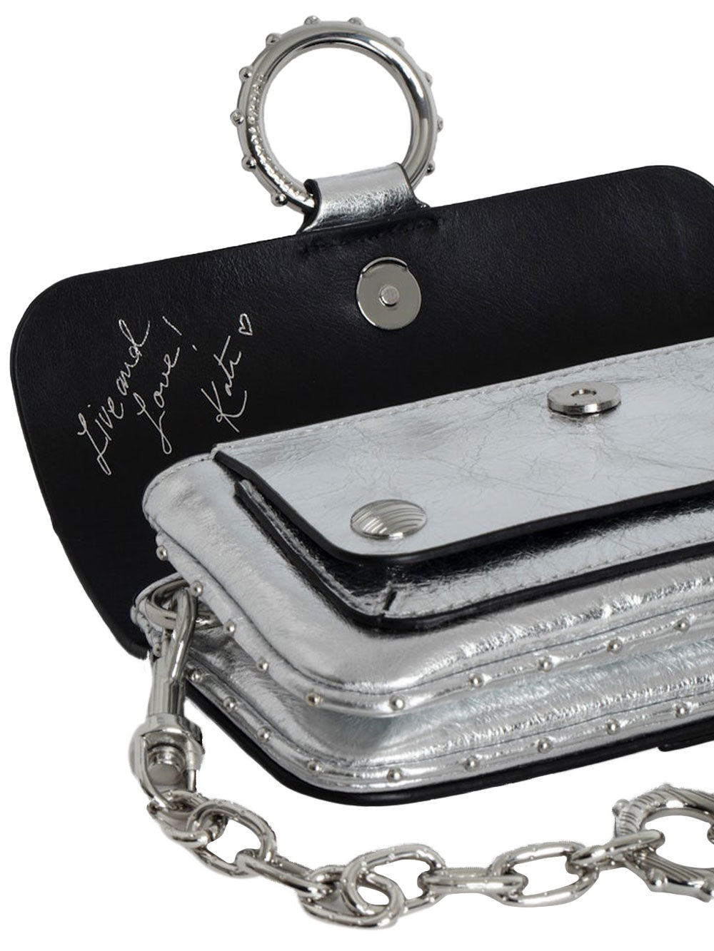 Borsa Kate Wallet Vintage Metal ZADIG&VOLTAIRE Donna - Argento