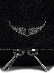 Pochette Rock Nano Grained Leather ZADIG&VOLTAIRE Donna - Nero