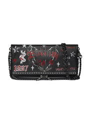 Pochette Rock Grained Leather Punk ZADIG&VOLTAIRE Donna - Nero