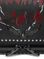 Pochette Rock Grained Leather Punk ZADIG&VOLTAIRE Donna - Nero