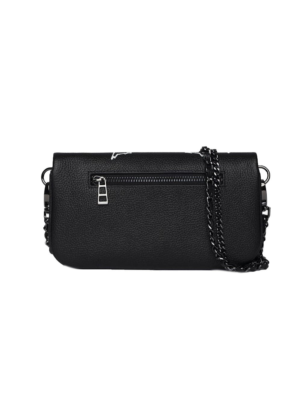 Pochette Rock Nano Grained Leather Punk ZADIG&VOLTAIRE Donna - Nero