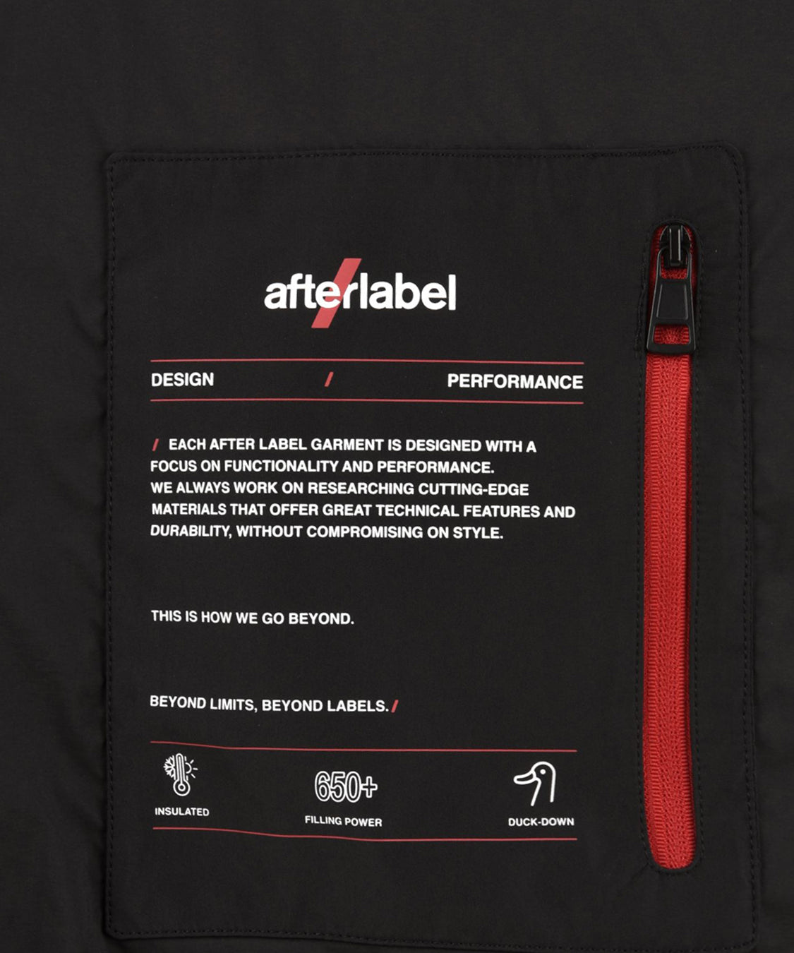 Giubbotto AFTER LABEL Uomo - Nero