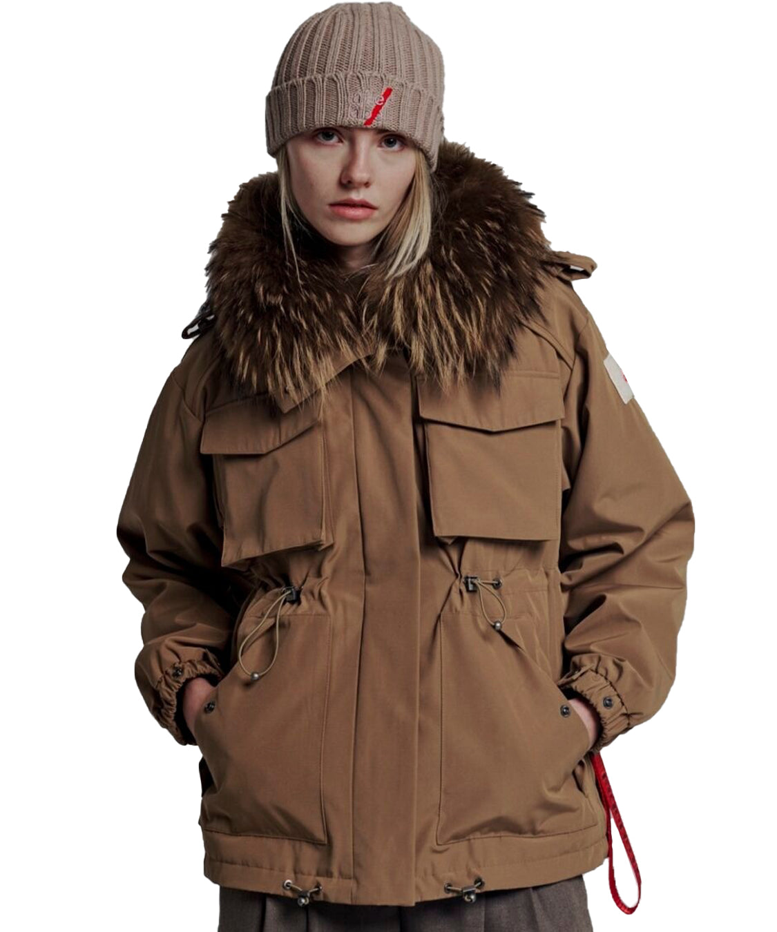 Giubbotto Ushuaian AFTER LABEL Donna - Beige