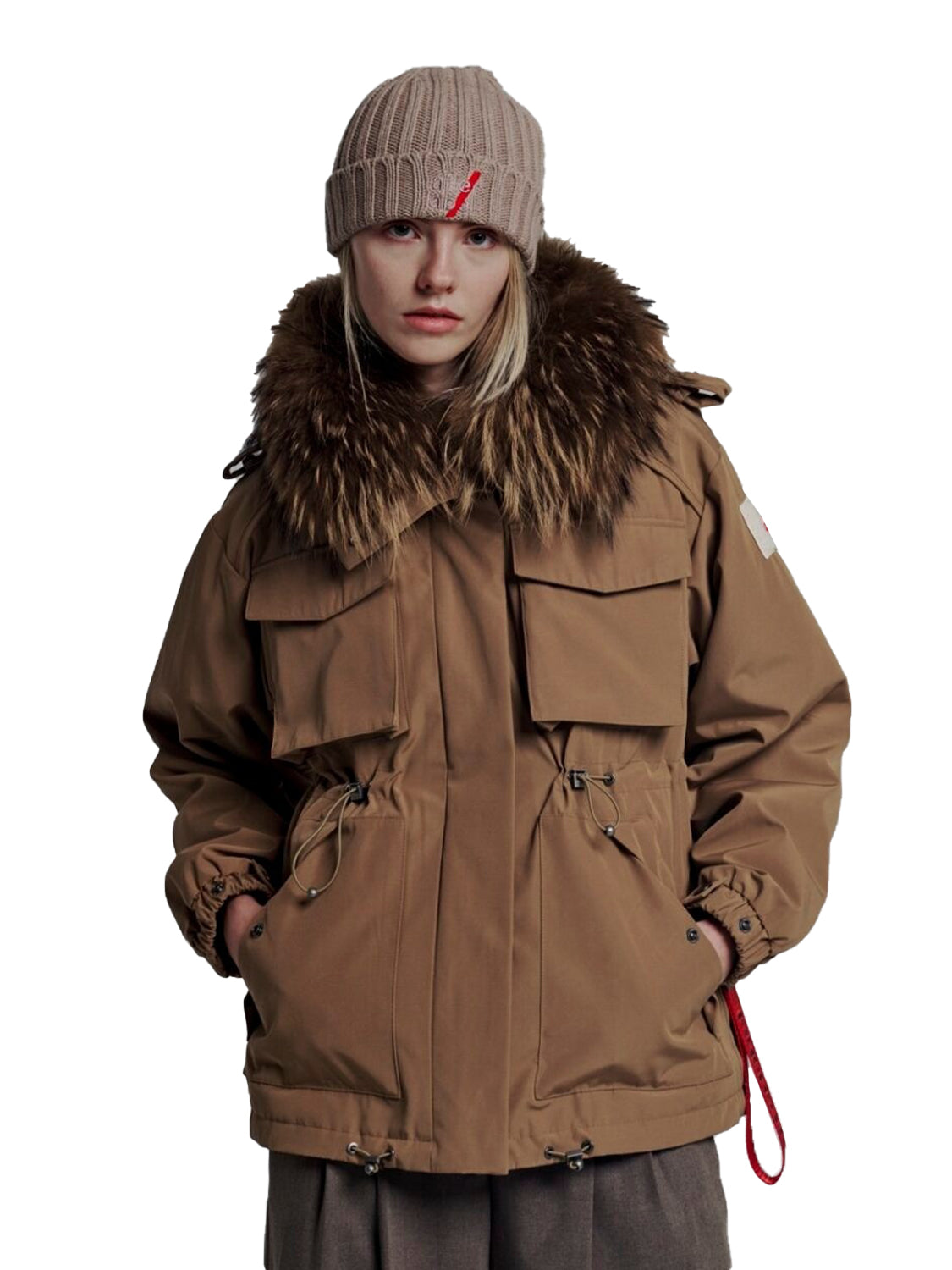 Giubbotto Ushuaian AFTER LABEL Donna - Beige