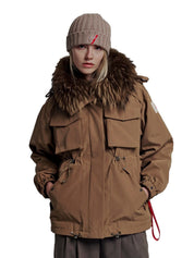Giubbotto Ushuaian AFTER LABEL Donna - Beige