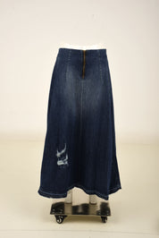 Gonna Blue Gigi denim circle long AKEP Donna - Blue