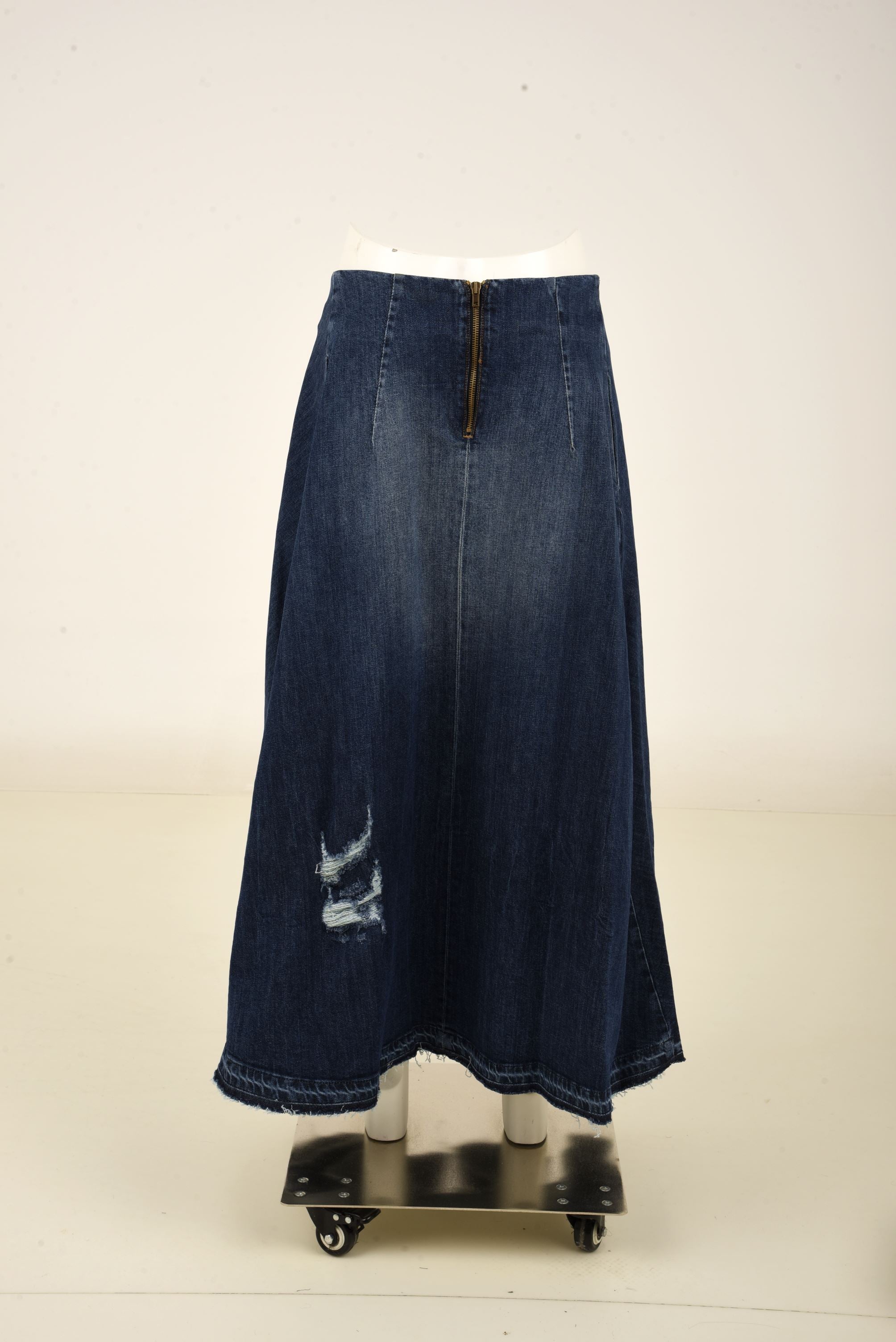 Gonna Blue Gigi denim circle long AKEP Donna - Blue