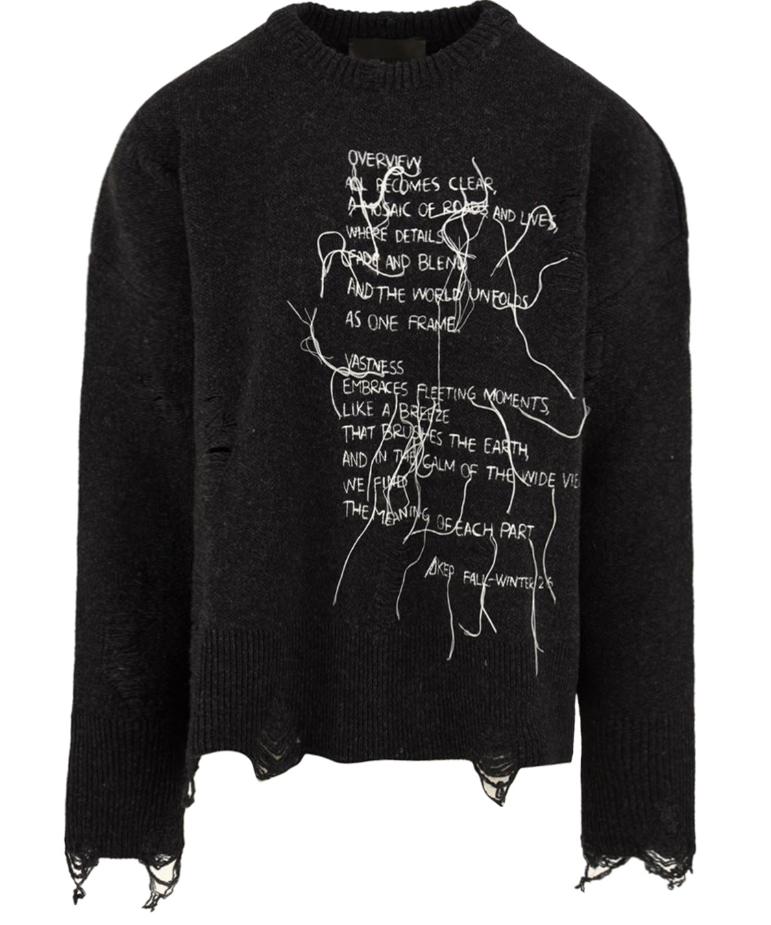 Maglione Dora poem AKEP Donna - Dark Steel