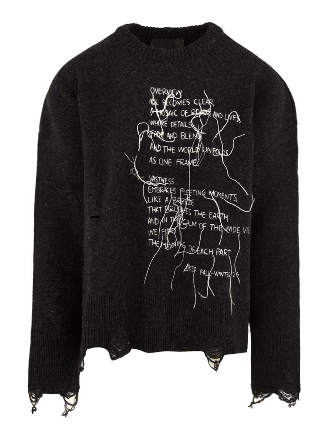Maglione Dora poem AKEP Donna - Dark Steel