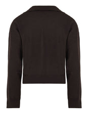 Polo Nina logo AKEP Donna - Marrone