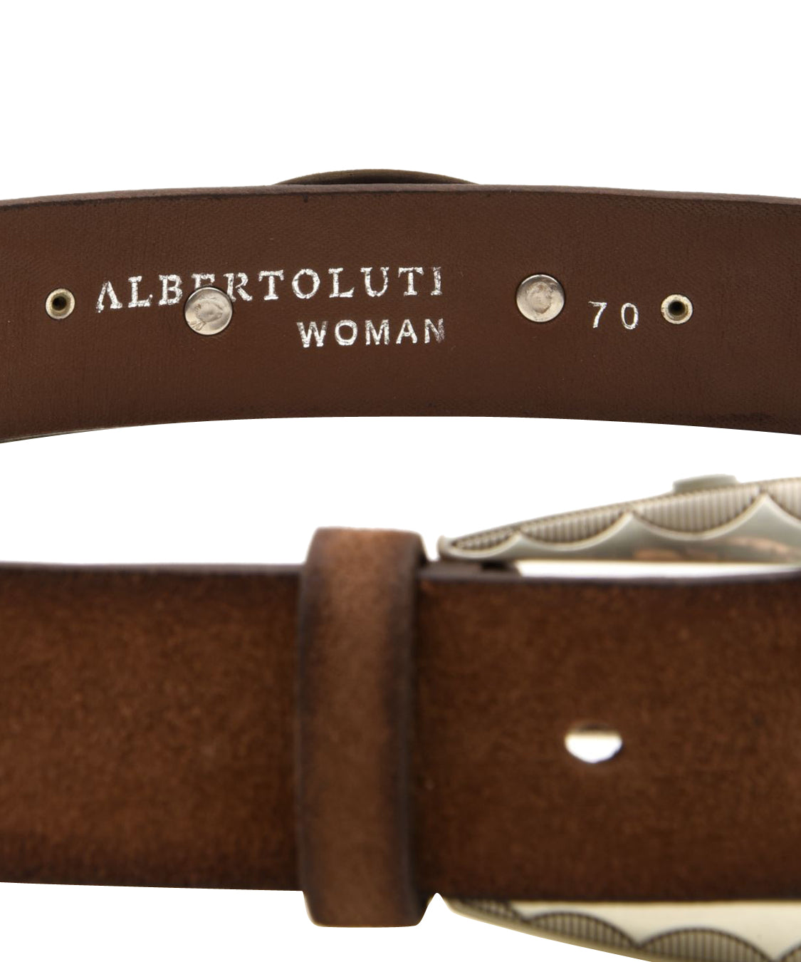Cintura suede Western ALBERTO LUTI Donna - Marrone