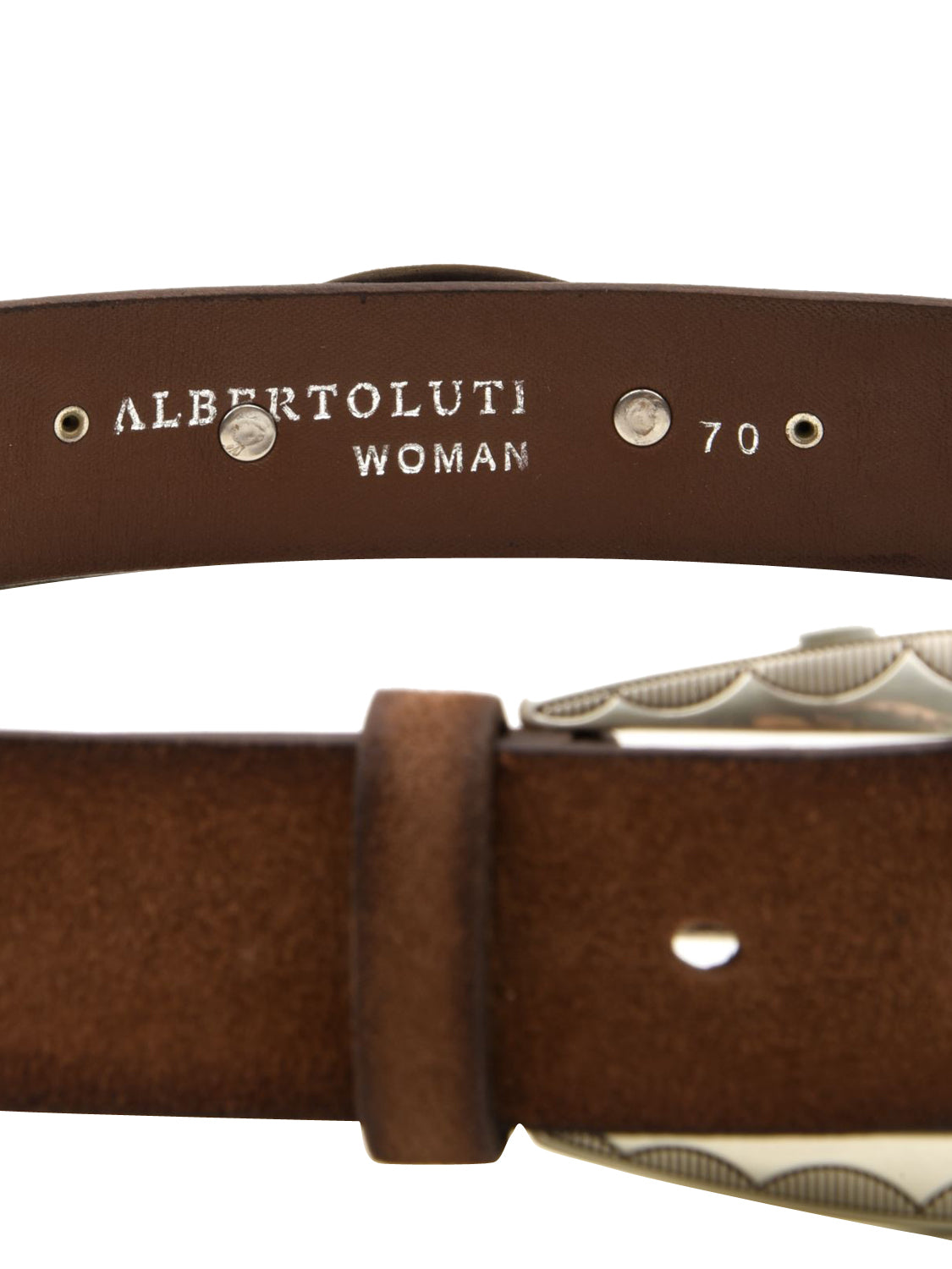 Cintura suede Western ALBERTO LUTI Donna - Marrone