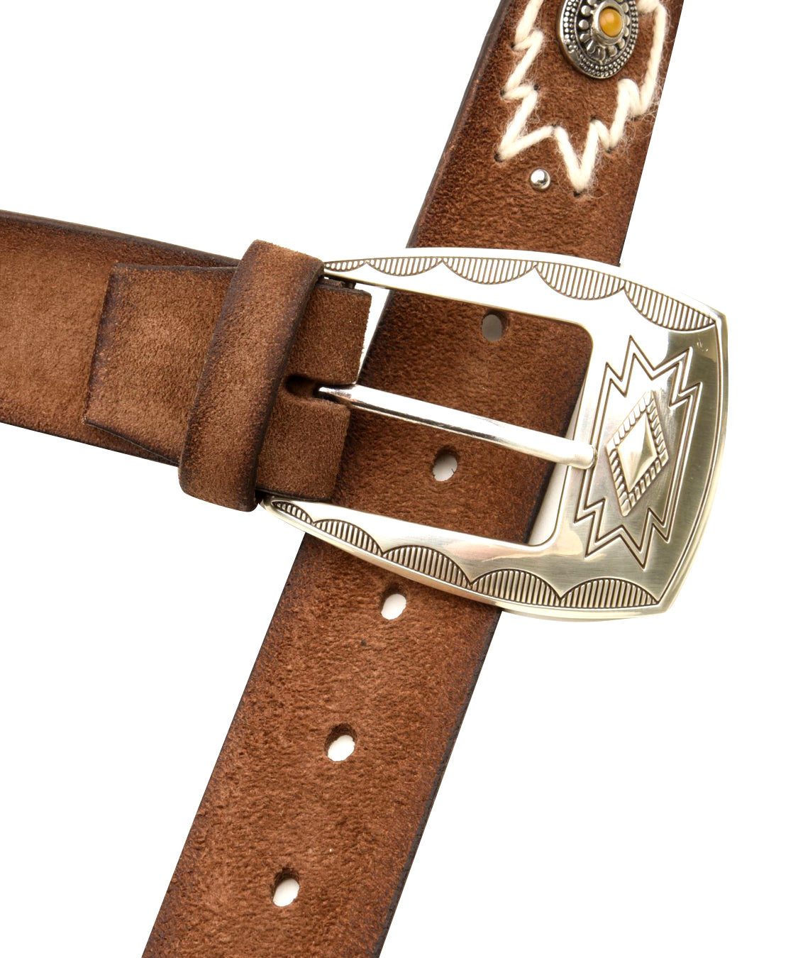 Cintura suede Western ALBERTO LUTI Donna - Marrone