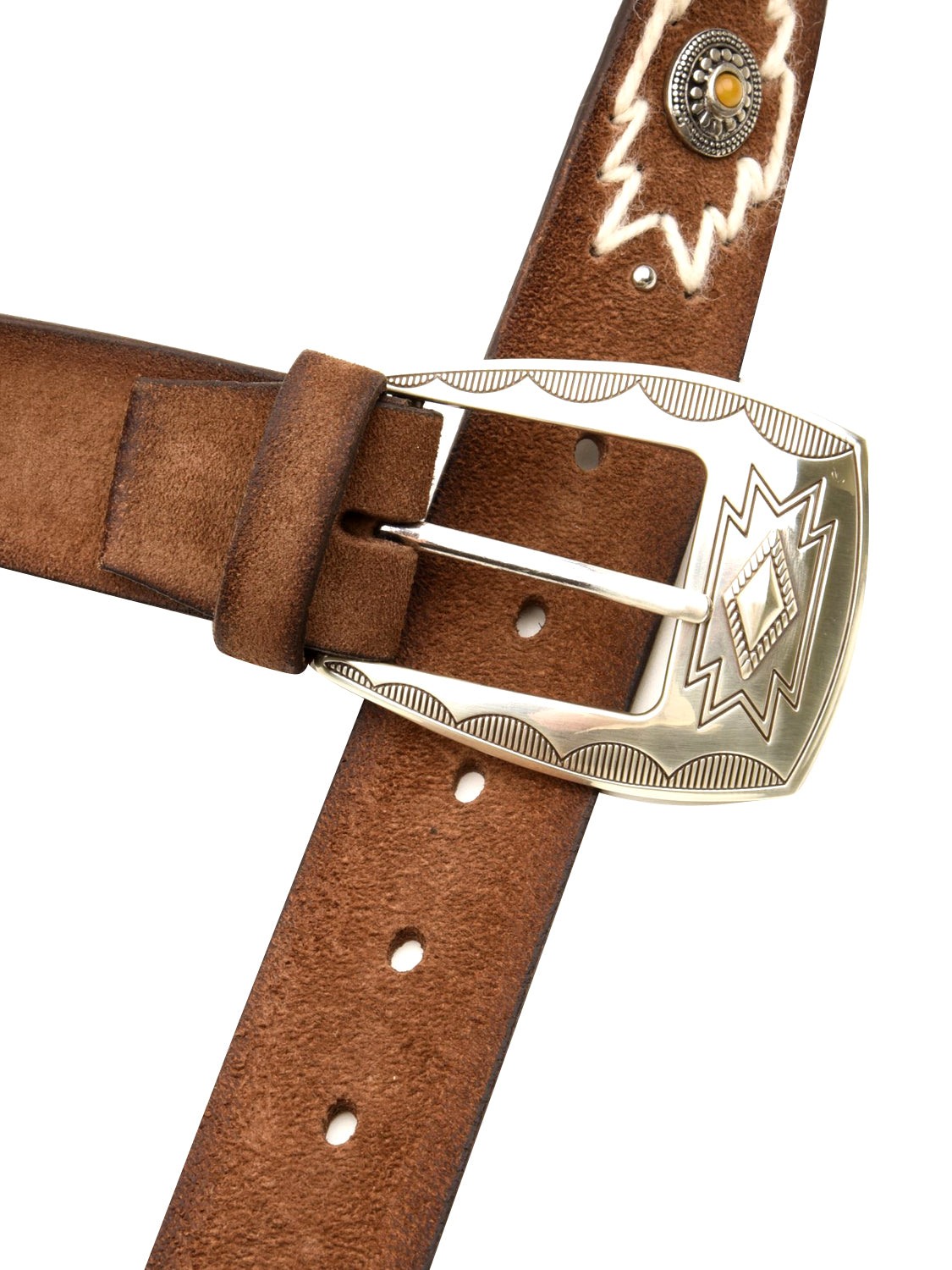 Cintura suede Western ALBERTO LUTI Donna - Marrone