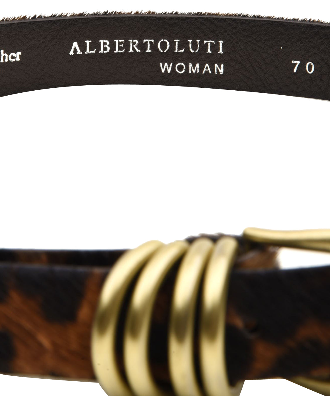 Cintura cavallino ALBERTO LUTI Donna - Marrone