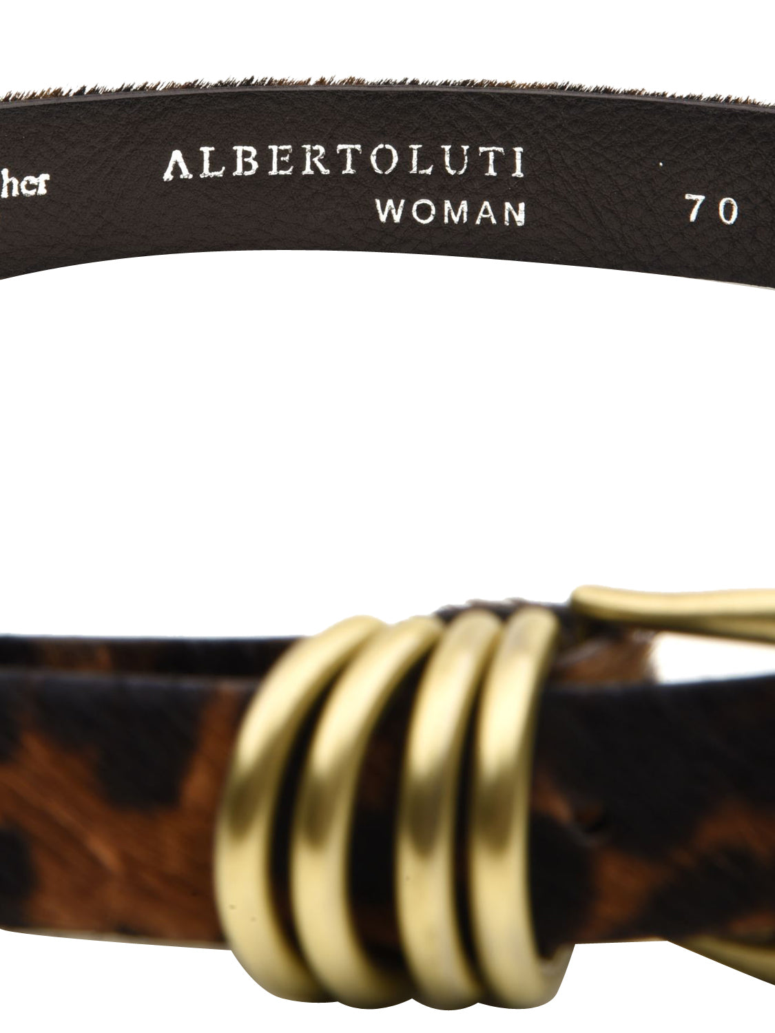 Cintura cavallino ALBERTO LUTI Donna - Marrone