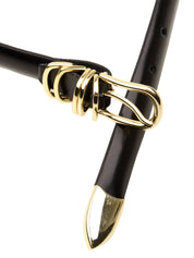 Cintura pelle bovina ALBERTO LUTI Donna - Nero