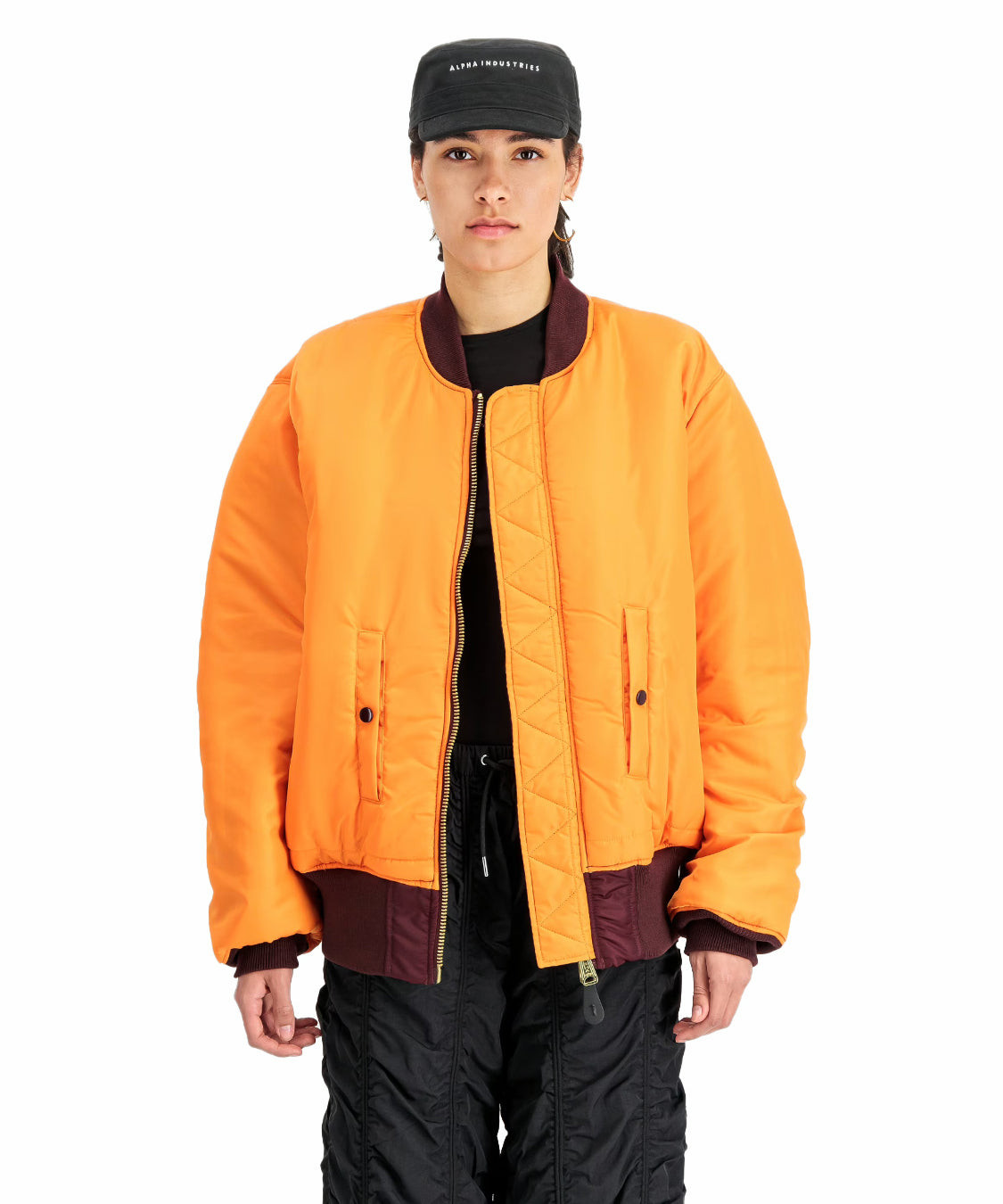 Cappello Corduroy logo KAPPY Unisex - Arancione