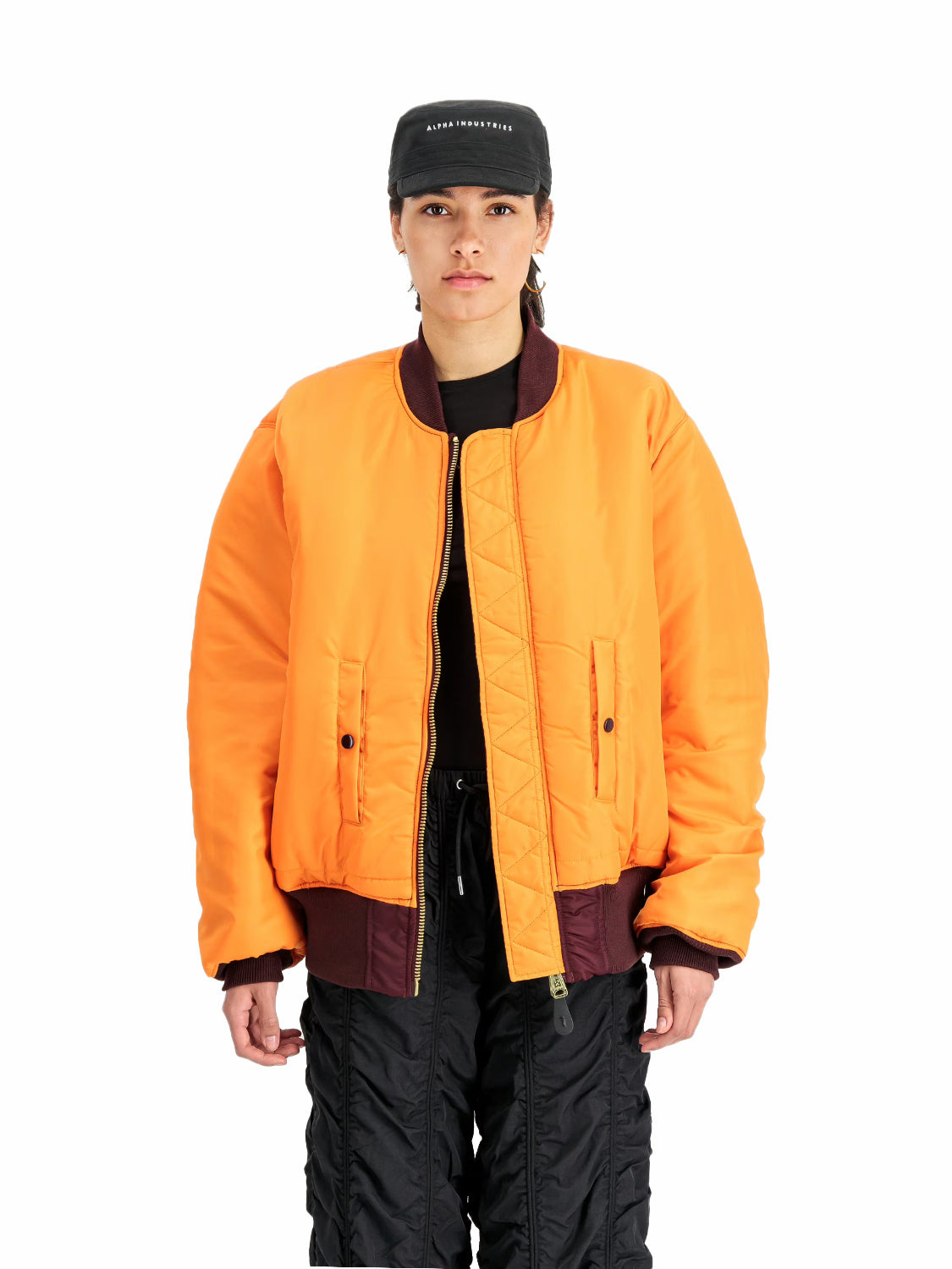 Cappello Corduroy logo KAPPY Unisex - Arancione