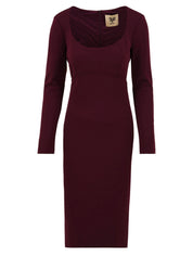 Abito midi Jade ANIYE BY Donna - Rosso