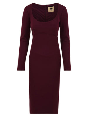 Abito midi Jade ANIYE BY Donna - Rosso