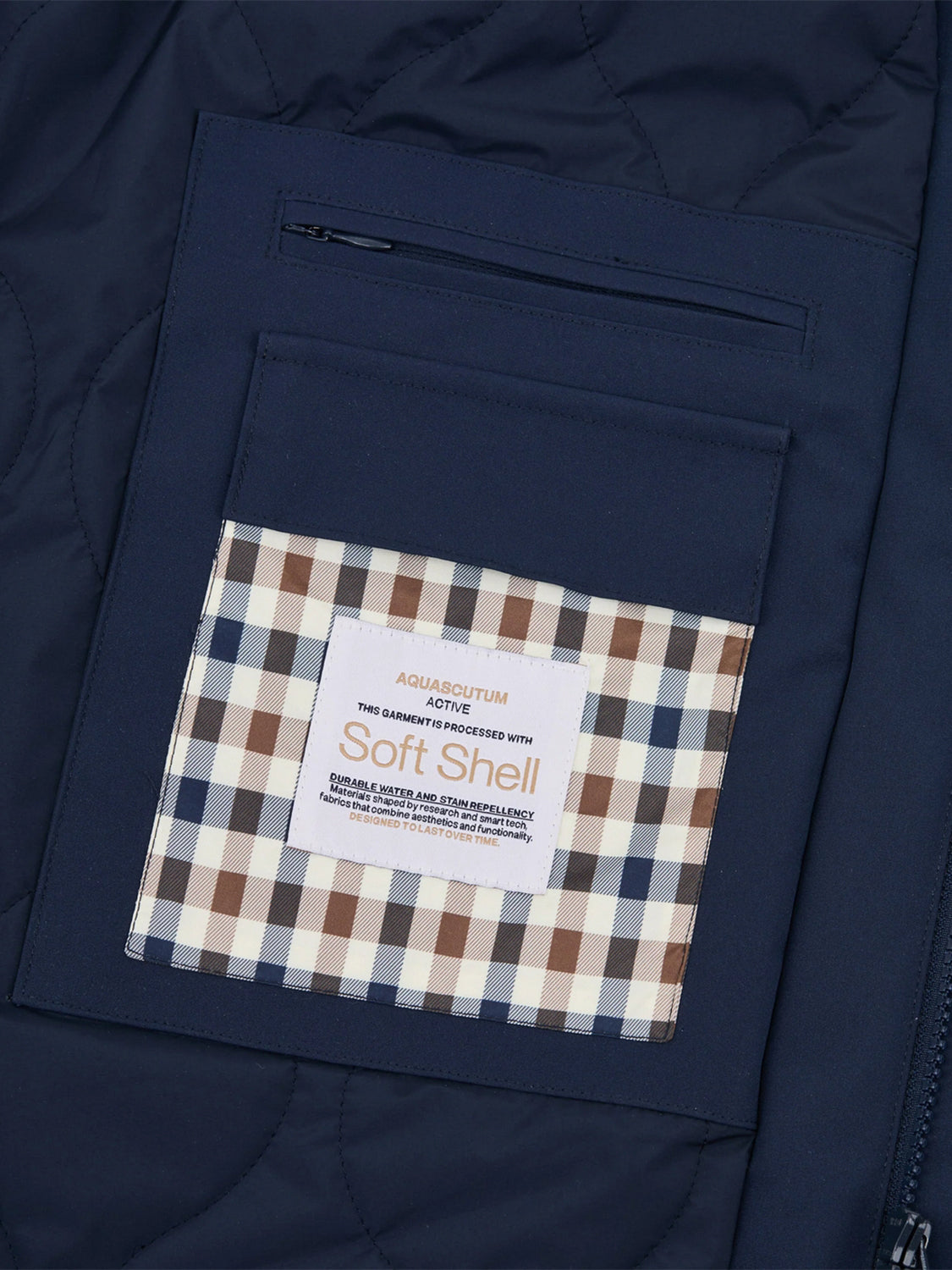 Trench Soft Shell AQUASCUTUM Uomo - Blue