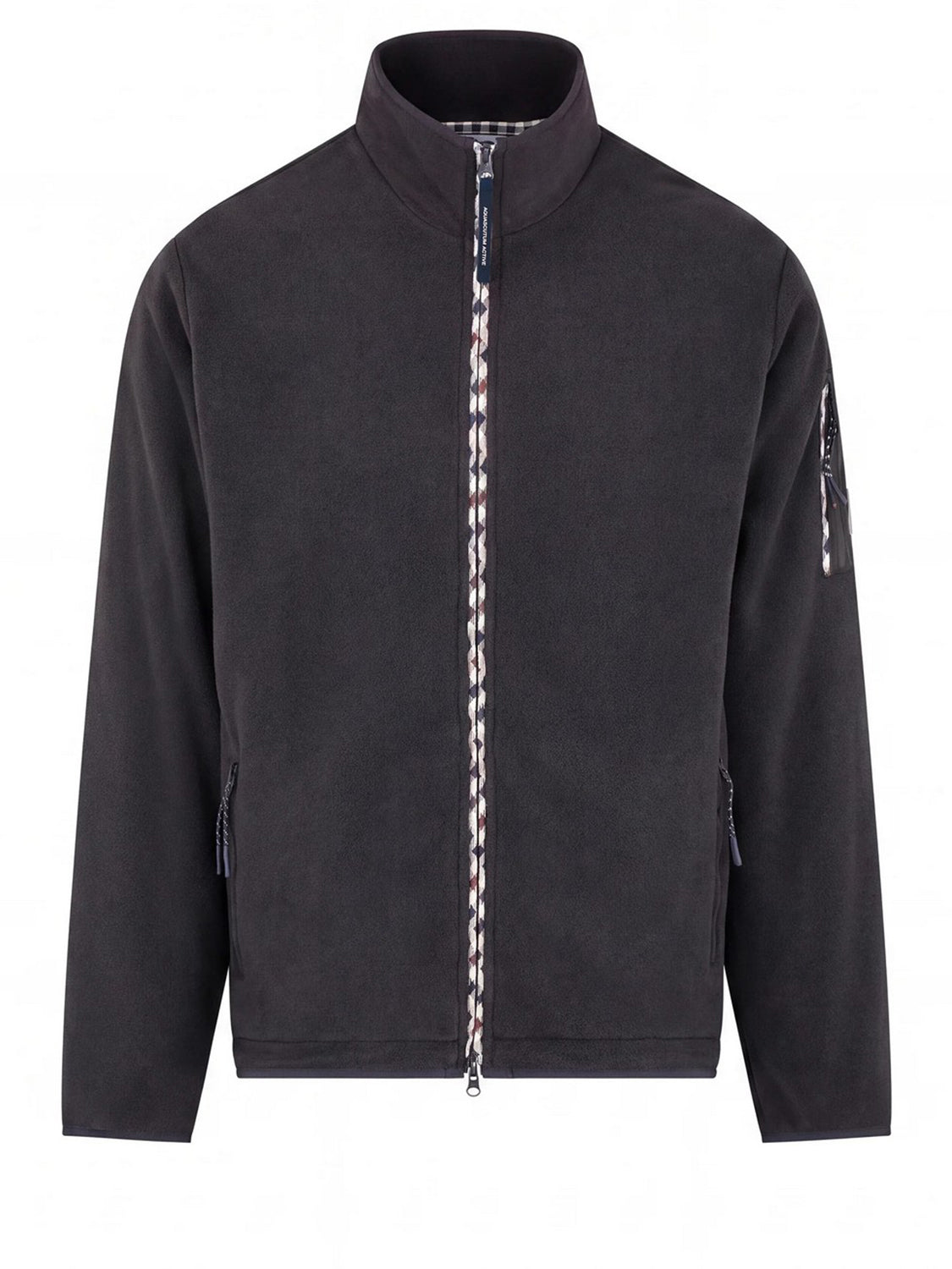 Felpa Full Zip Polar Fleece AQUASCUTUM Uomo - Nero