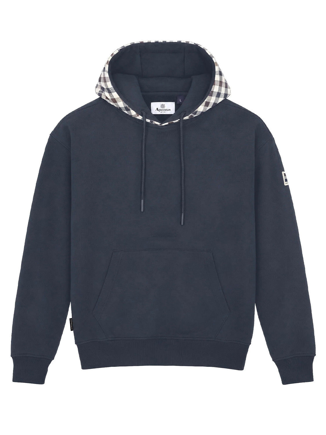 Felpa Club Check AQUASCUTUM Uomo - Blue
