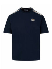 T-shirt Check Shoulder AQUASCUTUM Uomo - Blue