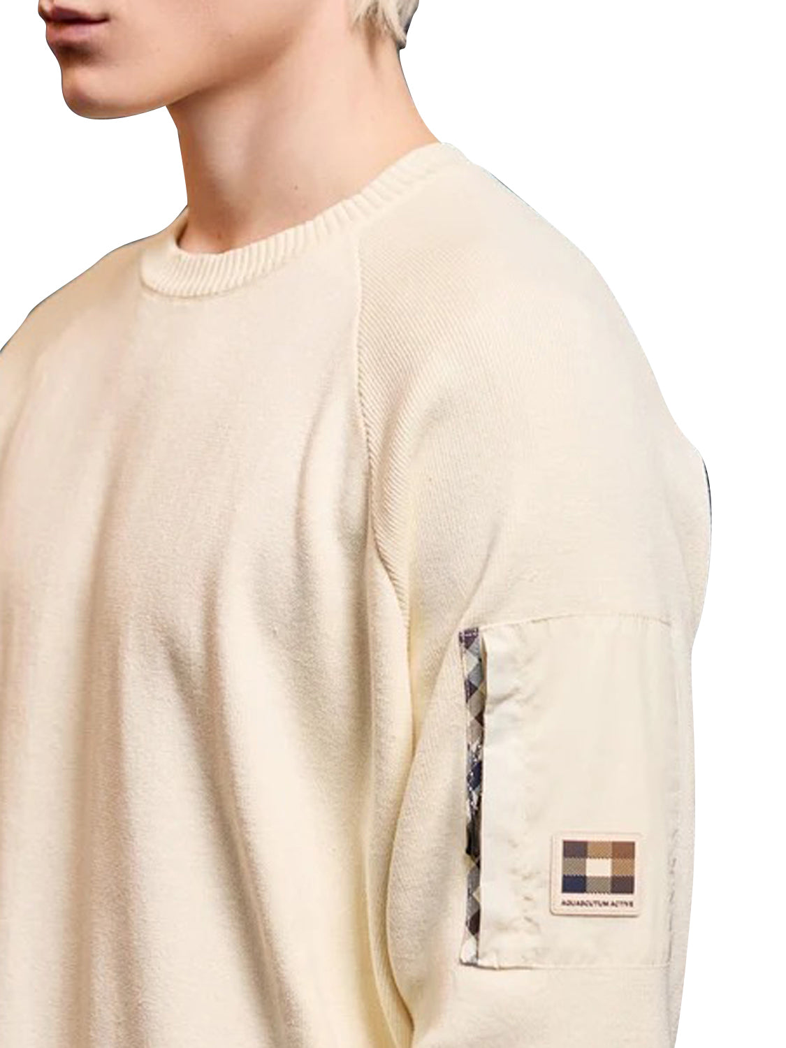 Maglione Cotton Crewneck AQUASCUTUM Uomo - Bianco