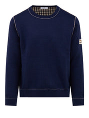 Maglione Reversible wool AQUASCUTUM Uomo - Blue