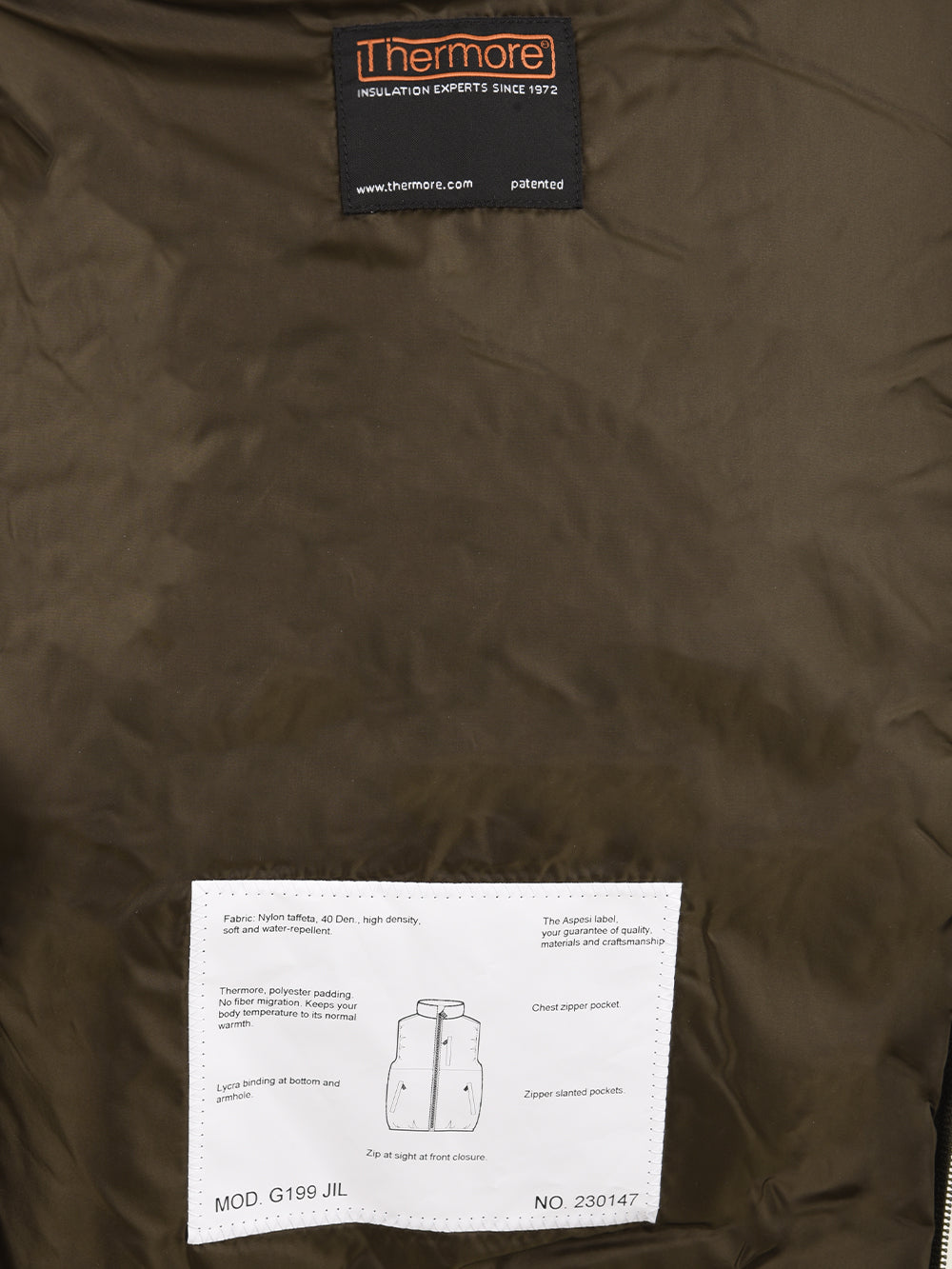 Gilet Jil ASPESI Uomo - Verde