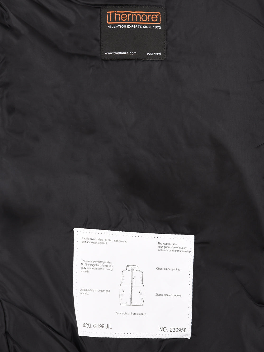 Gilet Jil ASPESI Uomo - Nero