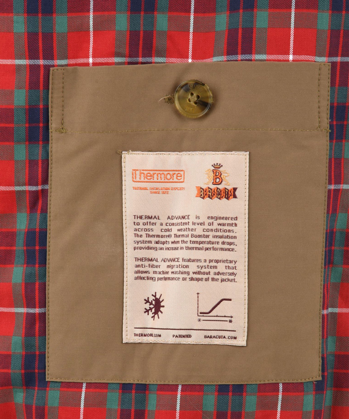 Giacca G9 Thermal BARACUTA Uomo - Marrone