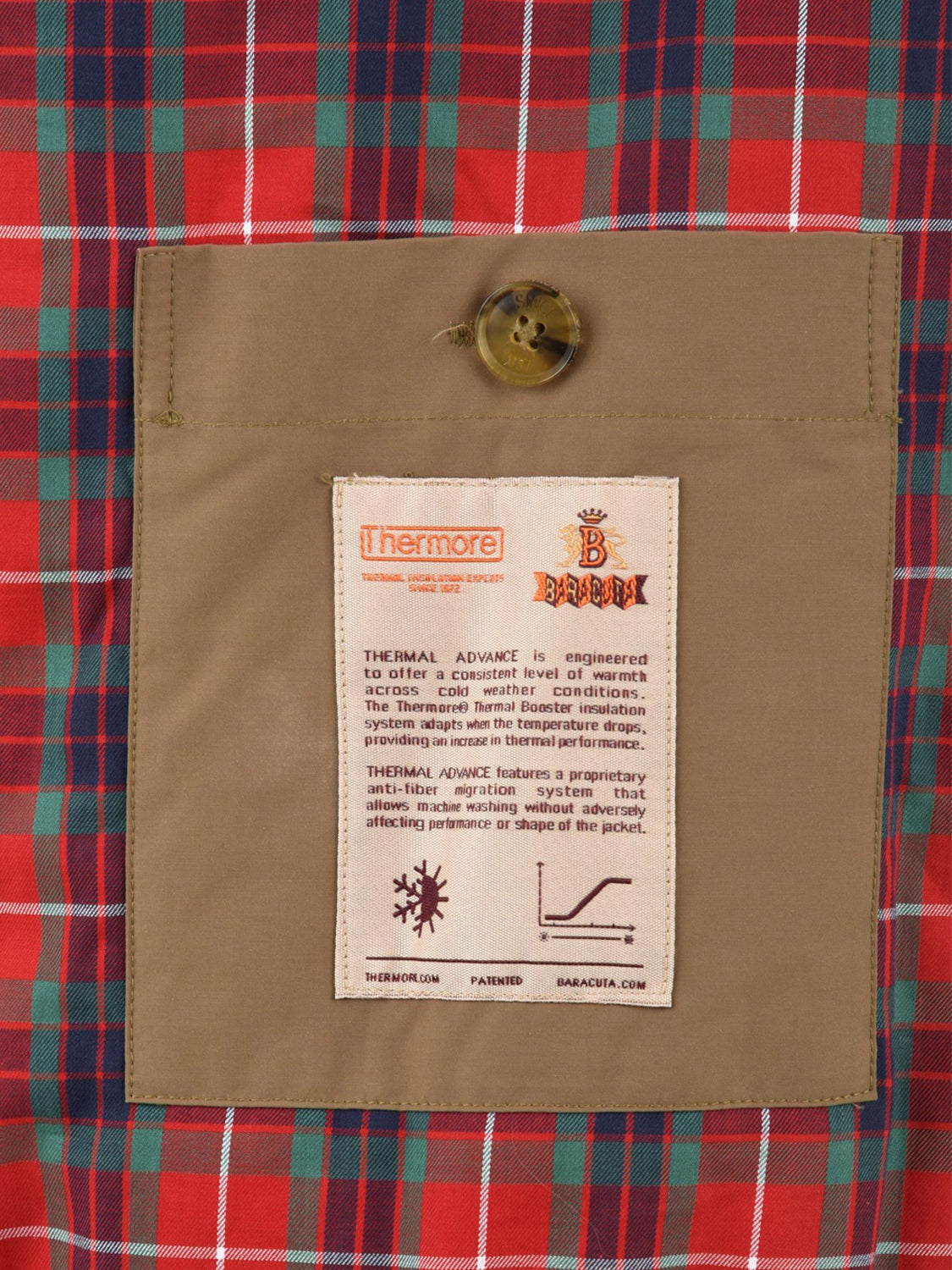 Giacca G9 Thermal BARACUTA Uomo - Marrone