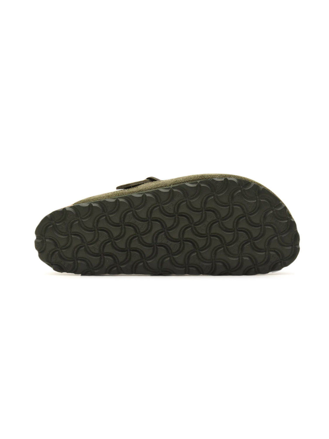 Sabot Boston Suede Leather BIRKENSTOCK Unisex - Verde