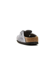 Sabot Boston Suede Leather BIRKENSTOCK Unisex - Blue
