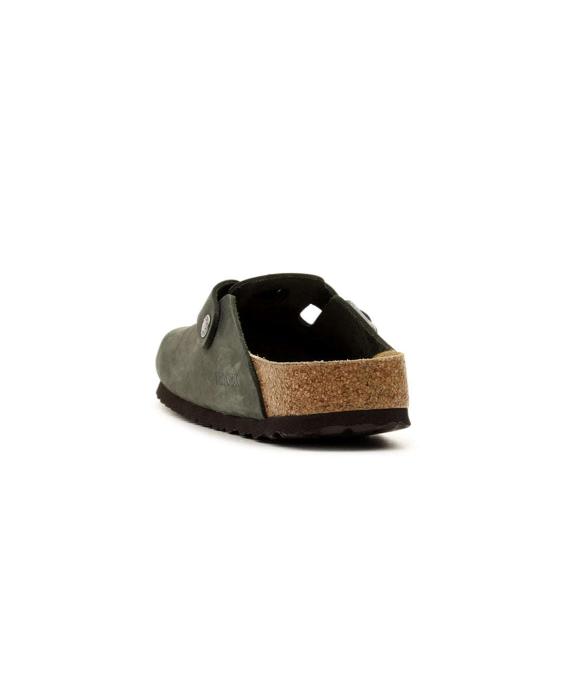 Sabot Boston Oiled Leather BIRKENSTOCK Unisex - Verde