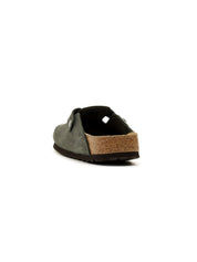 Sabot Boston Oiled Leather BIRKENSTOCK Unisex - Verde